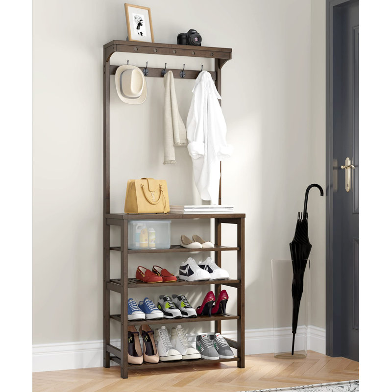 Wayfair coat and shoe stand sale